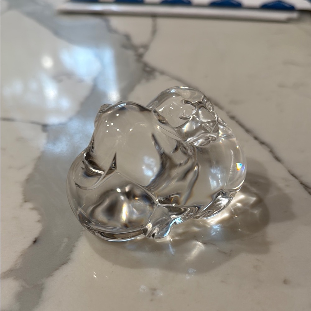 Clear Glass Animal Figurine